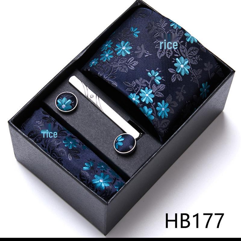 Men's Six-Piece Tie Set for Business or Wedding