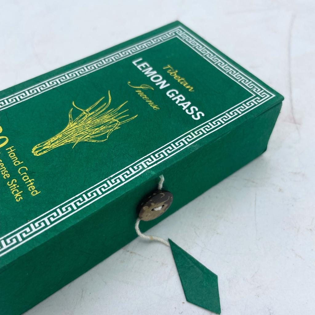 Zitronengras Dhoop Räucherstäbchen Geschenkset, 30 Stück