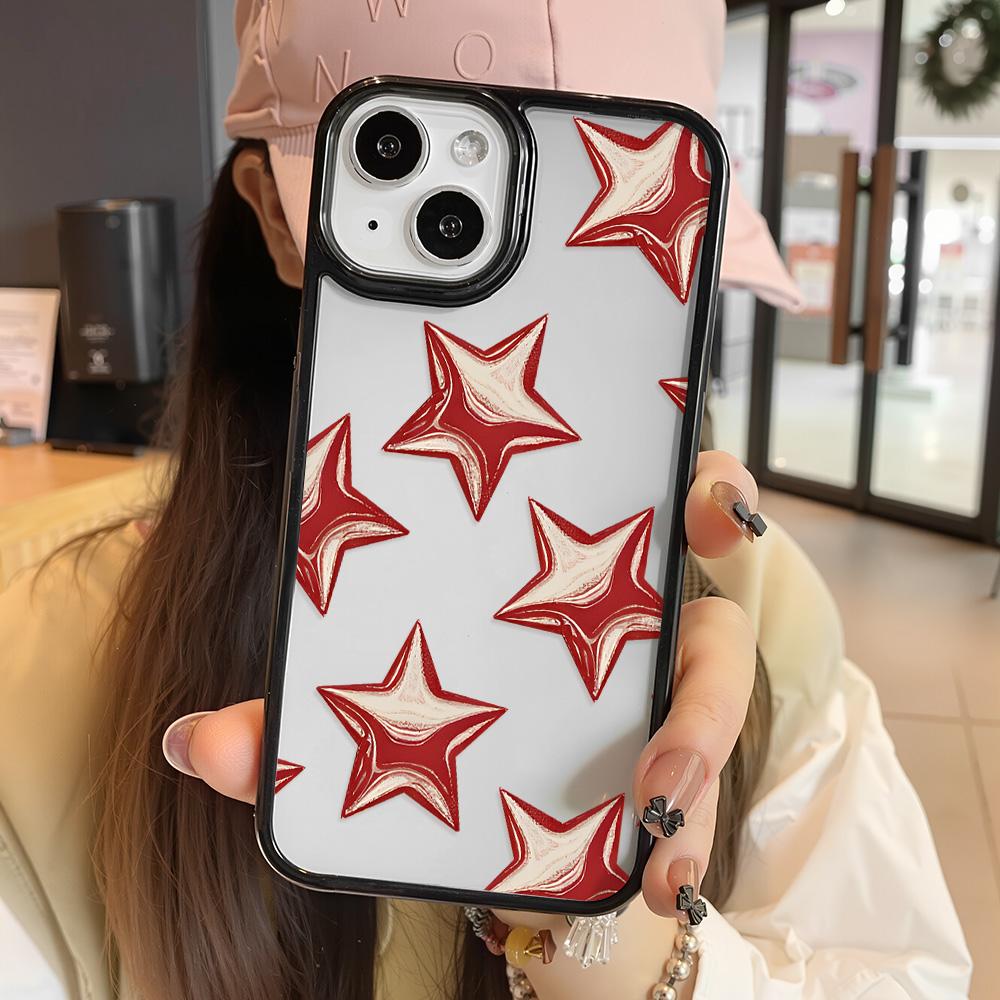 Acrylic Phone Case for iPhone 11 12 13 14 Pro 12 14 16 Pro Max for Samsung A16 A36 A56 S24 FE High-quality Painted Anti-fall Mobile Phone Case