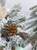 Natural Dried Pine Cones for Christmas Tree Decoration, Photography Props, Floral Wreaths, and Bouquets.