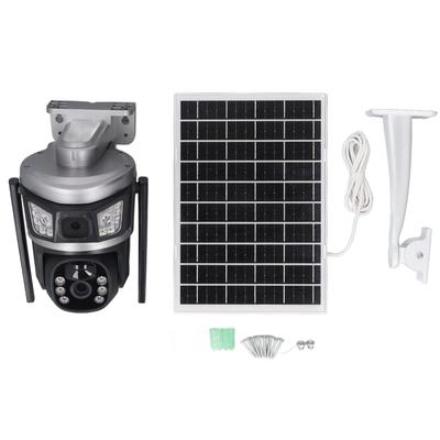 Drahtlose Outdoor-Überwachungskamera mit 7,5W Solarpanel 4MP PTZ 360 Grad Ansicht Unterstützt 4G Bewegung