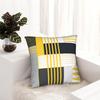 Yellow Grey Geometric Pillow Case  Cute Funny Pillow Cover Soft Pillowcases For Living Room Sofa