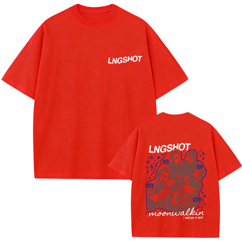 Korean Band Lngshot Face Graphic T Shirts Unisex Women Kpop Fashion Trend Tshirt Summer Unisex Casual Soft Cotton Oversized Tshirt
