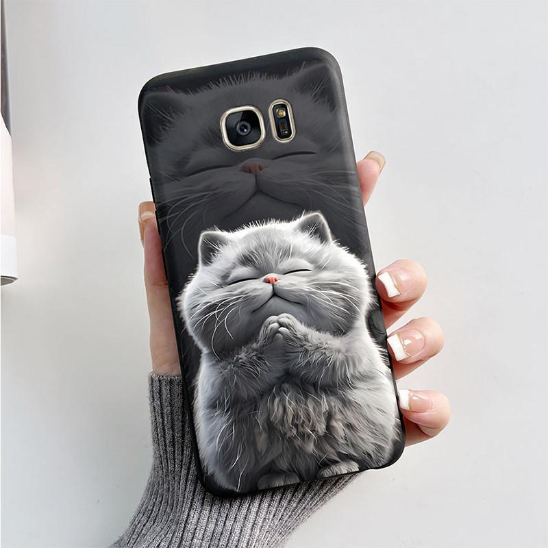 For Samsung Galaxy S6 S7 S 7 Edge Silicone Case Cute Butterfly Soft TPU Phone Back Cover For Samsung Galaxy S7 Edge Case Bumper