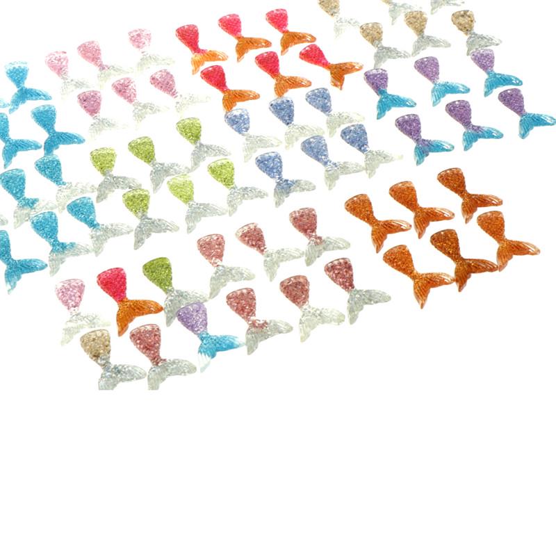 6x Mermaid Tail FlatbackResin Cabochon For Phone Decor Scrapbook Embellishmen LJ 6x Mermaid Tail FlatbackResin Cabochon For Phone Decor Scrapbook Embellishmen LJ