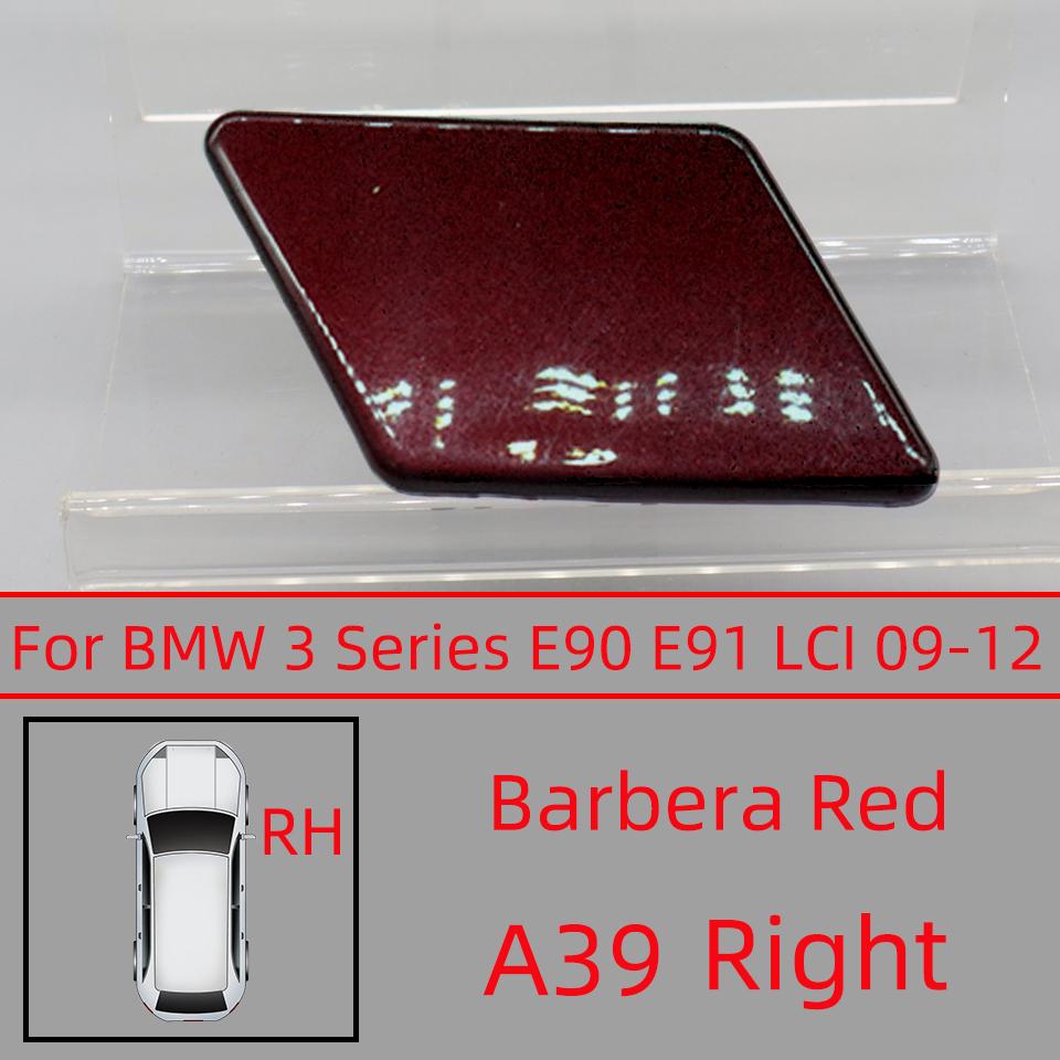 Headlight Washer Nozzle Cover For BMW 320 325 328 330 335 E90 E91 LCI 2009-2012 Sprayer Lid Cap Painted Washer Jet Cover Cap