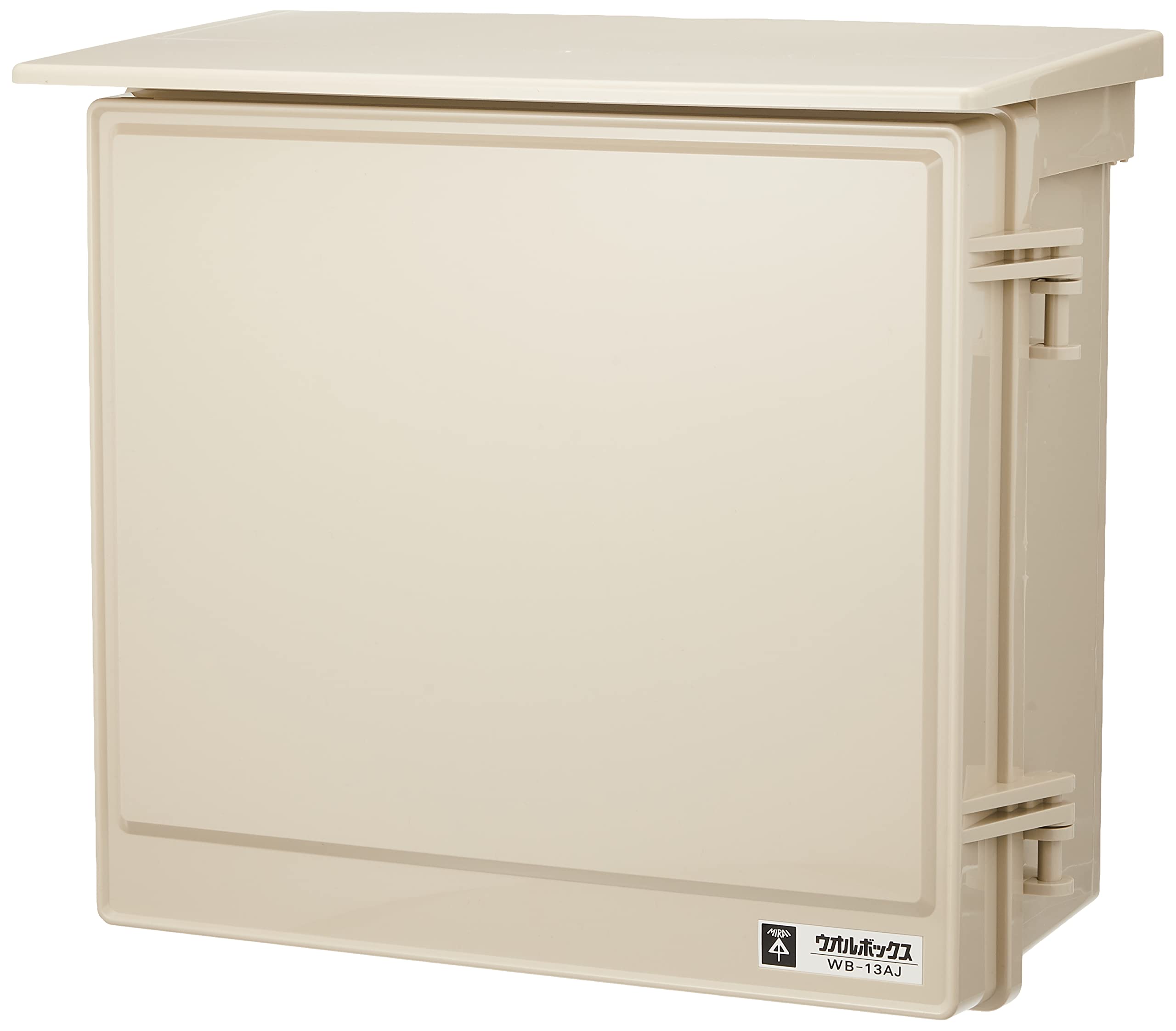

Mirai Industry Wall Box, Roofed, Horizontal Type, Effective Depth 140mm, Beige, 1 Piece, WB-13AJ