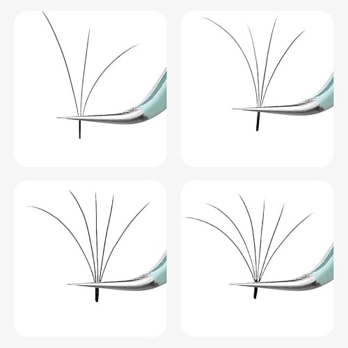 Set of 2 Precision Tweezers, Stainless Steel, for DIY Crafts, Handmade Projects, False Eyelashes, Plastic Model Tools, and Tsumami Zaiku (Pink)