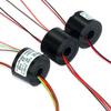 hole Dia.7mm / 5mm 220v 2A 2/4/6 channels  SRT007-22-04U Through-hole electric slip ring Conductive ring brush Hollow shaft