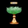 1pc Glazed Candle Holder Lotus Candle Holder Temple Sacrificial Candle Holder Chinese Buddhist Utensils No Candles Included
