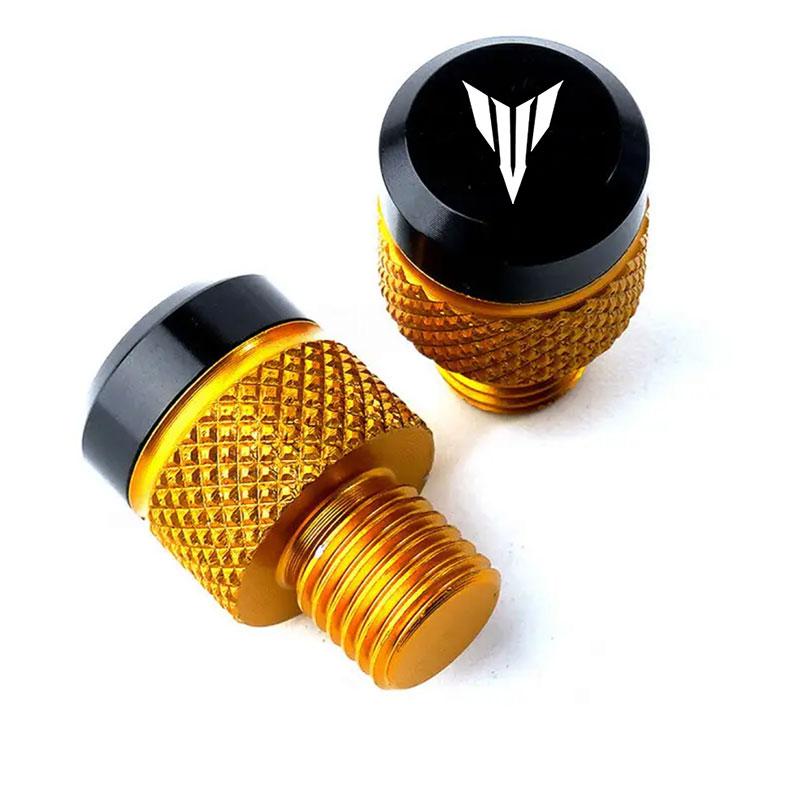 

Для Yamaha MT07 MT09 MT10 MT15 MT 07 09 10 SP FZ09 FZ07 Мотоциклетные аксессуары M10*1.25 Заглушки отверстий для задних зеркал Винты Болты Крышка золотистый