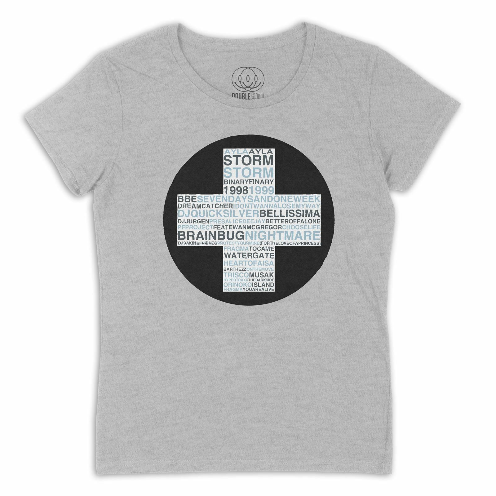Trance Classics Positiva Records Rave EDM Acid House Music Womens T Shirt 2XL