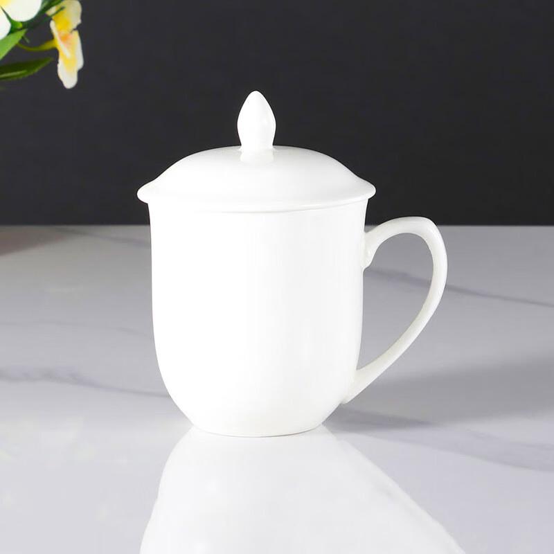 JIN MING LI Ceramic Business Tea Cup with Lid