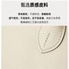 First Layer Cowhide Handheld Women's Bag, High-end Niche Design, Shell Bag, Simple and Versatile Mini Messenger Bowling Bag