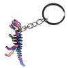 1Pc Alloy Colorful Skeleton Dinosaur Key Chain Holiday Gift Pendant Key Chain Car Key Bag Charm Accessories