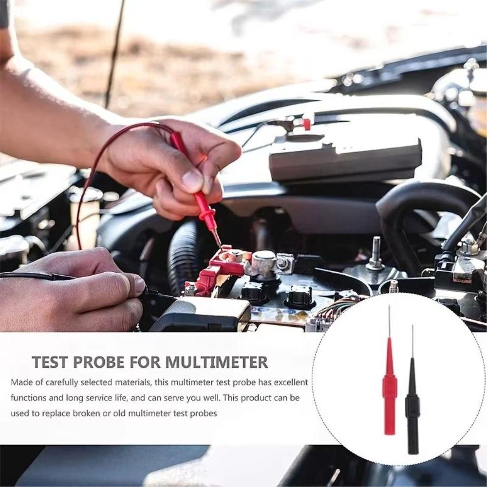 10pcs Brass Multimeter Tester 0.7mm Tip Test Leads Diagnostic Tools  Automotive Diagnostics