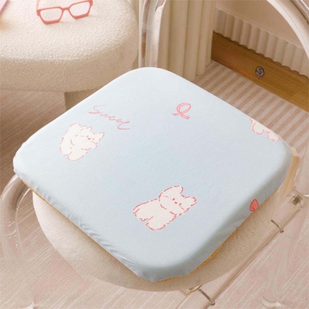 Summer 4cm Thick Memory Foam Cushion Anti-slip Ultra Soft Chair Cushion Removable Washable Seat Cushion for Home Office