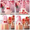 Valentine's Day Gnomes Plush Decors,Mr and Mrs Tomte Swedish Gnome Home Table Gnomes Ornaments Valentine's Day Presents