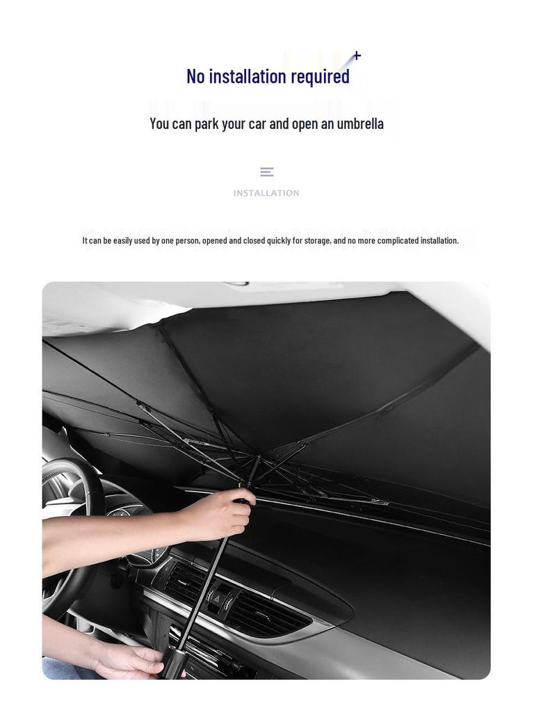 Einziehbarer Auto-Sonnenschutz: Hohe Abschattung, Wärmedämmung, UV-Schutz für Windschutzscheibe