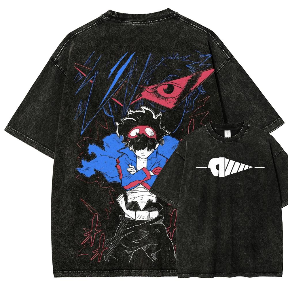 Japanese hot Anime LLupin the Third TShirt Washed Oversized Vintage Washed high quality hot product Unisex sweatshirt Cotton S
