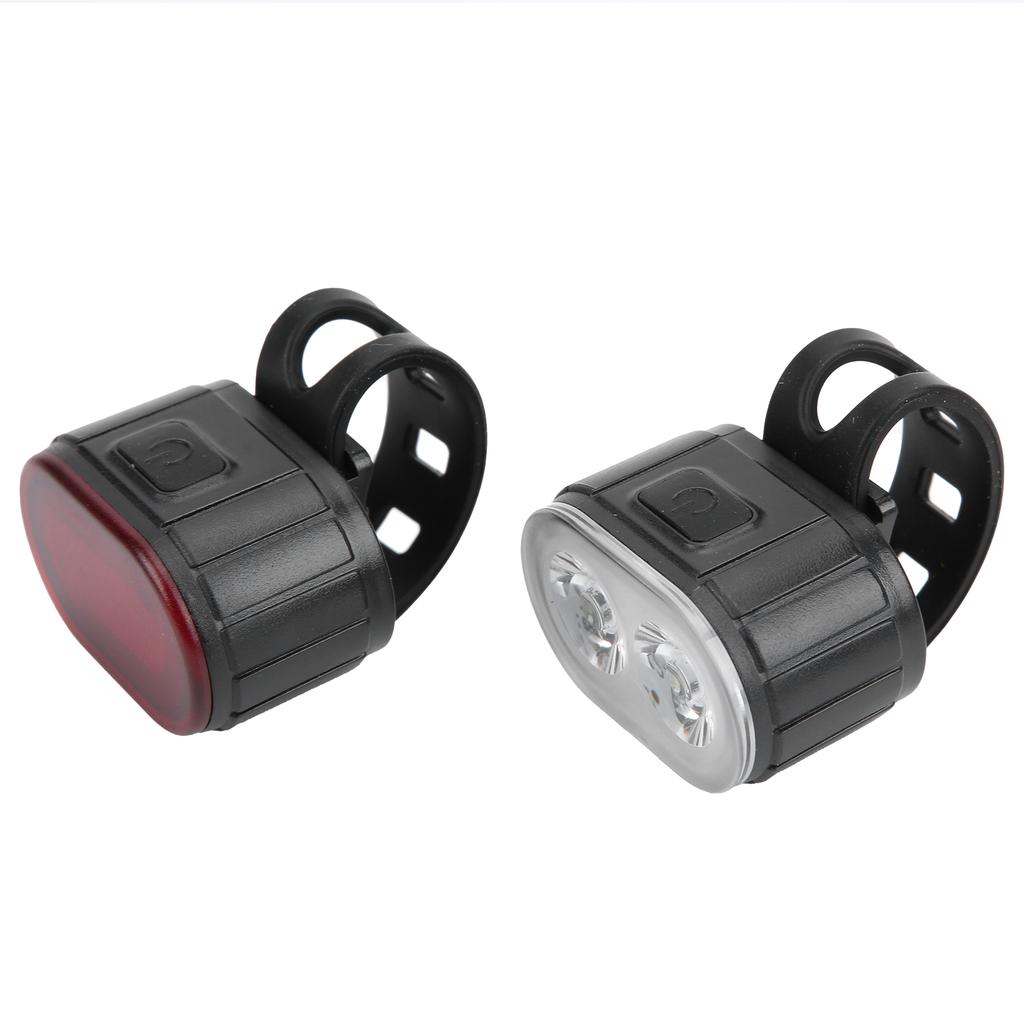 Rowerowa lampka LED tylna lampka przednia ładowana przez USB bezpieczeństwo rowerowe zestaw lampek przednich i tylnych