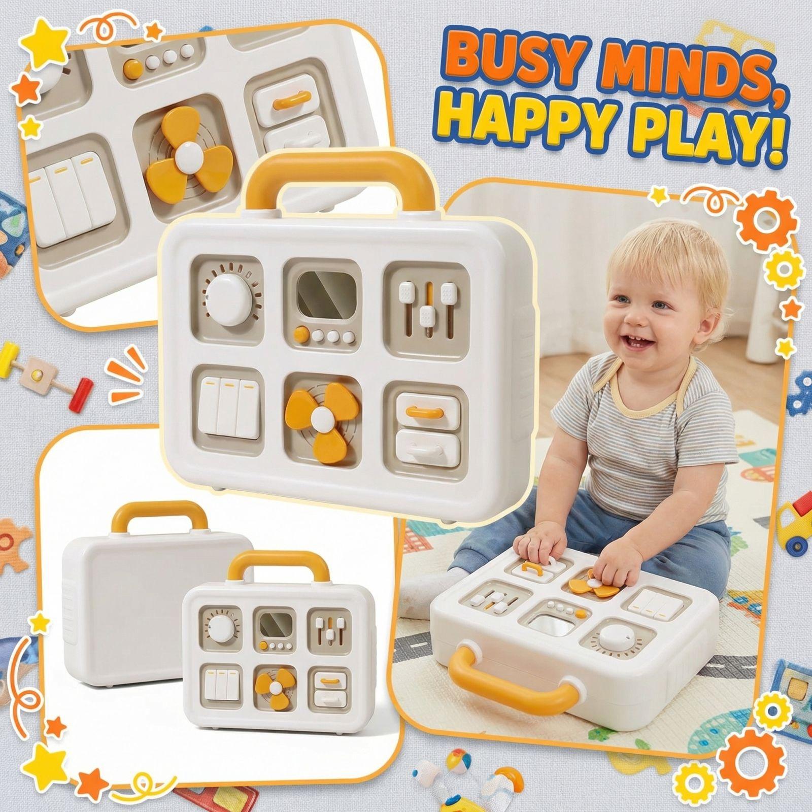 Children s Busy Board Teaches Baby Fine Motor Training Educational Toys One Size