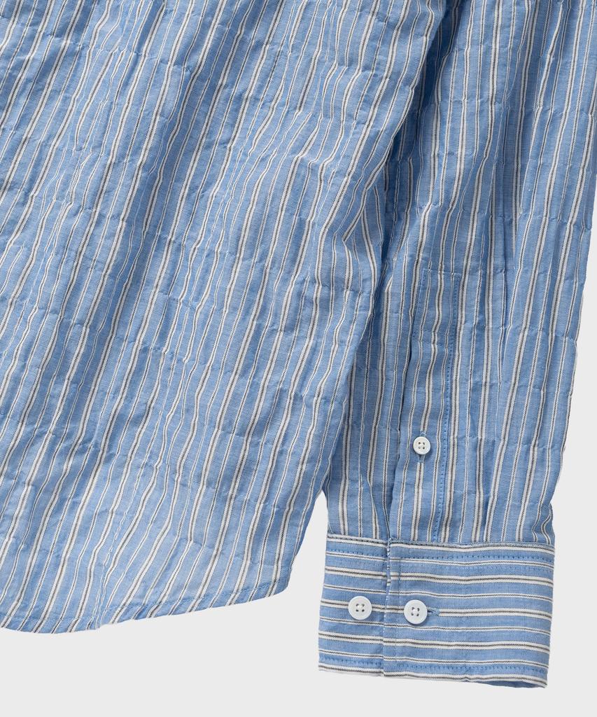 NONBLANK Striped Ls Shirt_Blue
