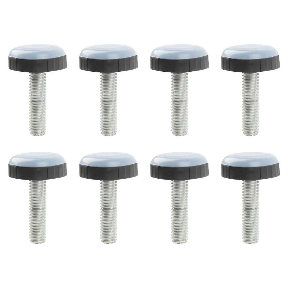 Steel For Furniture Gliders with M6 Thread 8 Pack for Easy Installation Floors