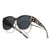 Summer UV Protection Driving Sunglasses Y2K Round Frame Wear Over Glasses Retro Fit Over Sunglasses for Women Men