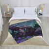 Azuretime Anime Knitted Blankets Velvet Azure Two Time Forsaken Soft Throw Blanket for Outdoor Travel Bedspread