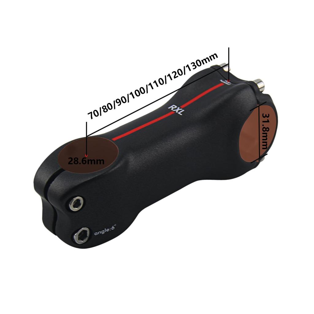 RXL SL Mountain Bike Stem Column Clamp Short 70mm Handlebar UD Matte Road Bike Stem (Ultra-Lightweight Stem) 28.6, 31.8, Stem, Finish,