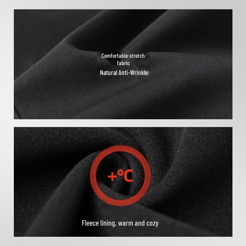 Septwolves Men's Thermal Business Casual Pants