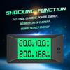 Newest 0-300V Shunt Bulit-In DC Digital Battery Tester Bidirectional Ammeter Voltmeter Power Energy Watt Meter