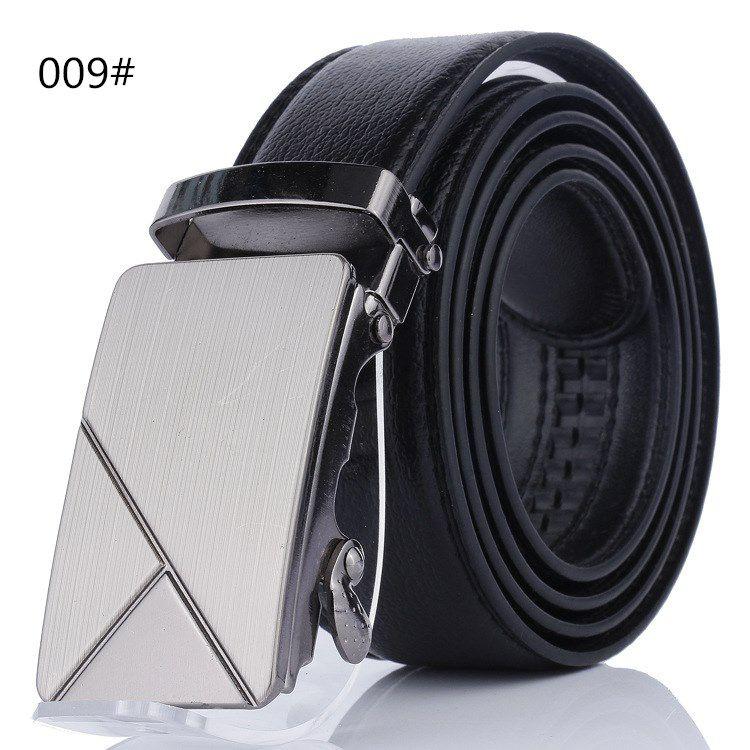 Belt 1pcs Men Imitation Leather Black Steel With