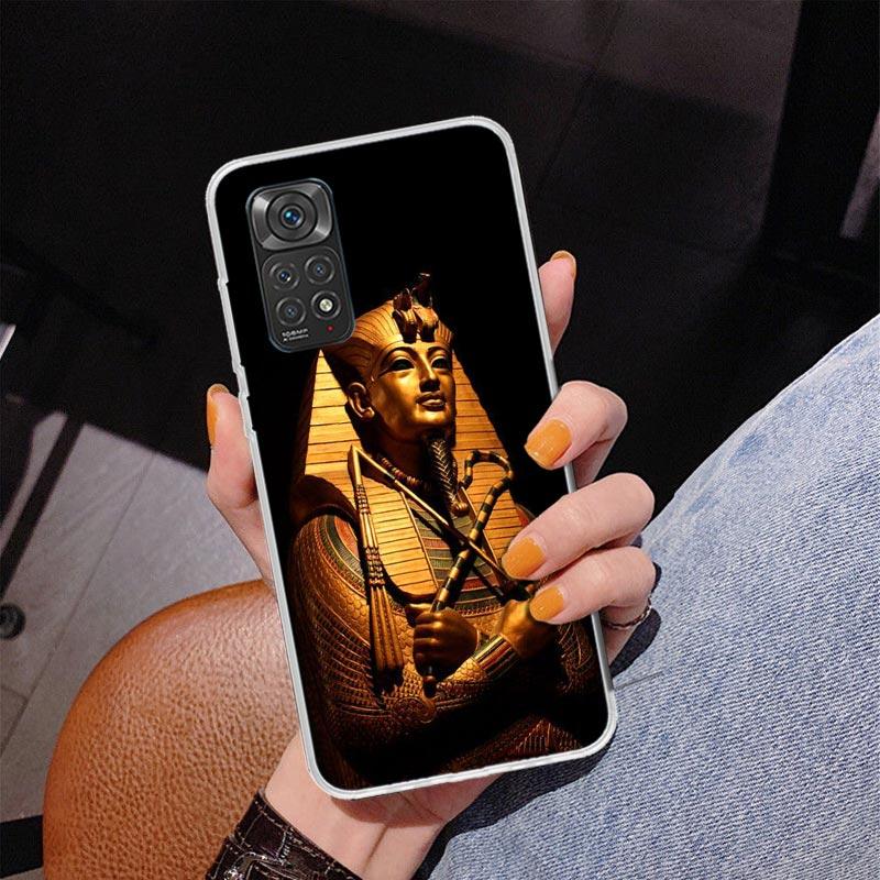 Egypt Nefertiti Anubis Ankh Pharaoh Phnoe Case for Phnoe Case for Xiaomi Redmi Note 15 14 14S 13 Pro Plus 12 12S 11S 11E 10S 10