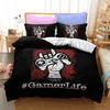 3d Digital Gamer Bedding Set Quilt Cover With Pillowcases Twin 2/3Pcs Video Game Comforter Cover Full Queen King Double Size