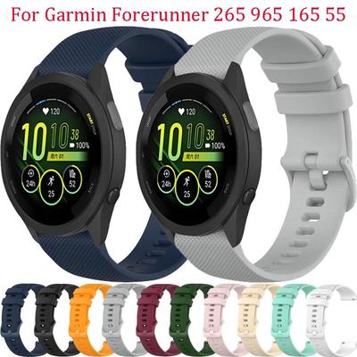 20mm 22mm Offizielles Weiches Silikonarmband für Garmin Forerunner 265 965 255 165 55 Bequemes Armband Armband Garmin Venu 3-2 Correa