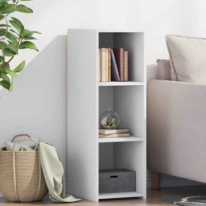 VidaXL Buffet blanc 30x41x93 cm bois d'ingénierie 846341