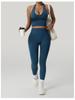 Women's High-Impact Seamless Halter Neck Sports Bra