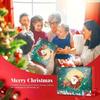 Christmas Socks Advent Calendar 24-Day Countdown Box Santa Reindeer Snowflakes Kids Blind Boxes Countdown Gift Xmas Party Favors