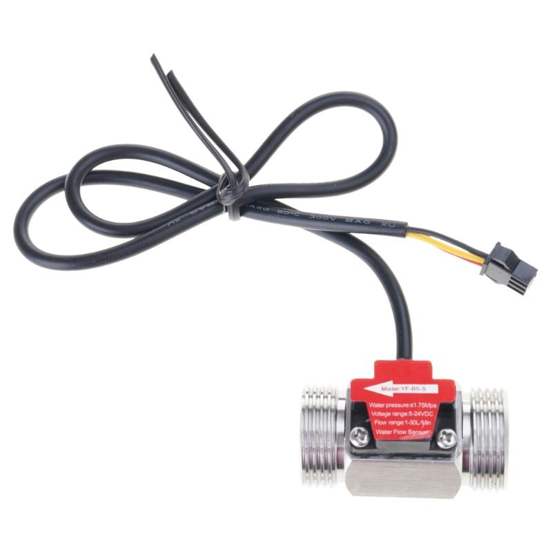 

High Performances DN20 Flow Water Flow 1-30L/min Water Flow Sensor Liquid Flowmeter for Water Heater 1
