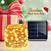 Christmas Solar Lamp LED Outdoor 7M/12M String Lights Fairy Waterproof for Holiday New Yea Party Garlands Garden Decor Lighting