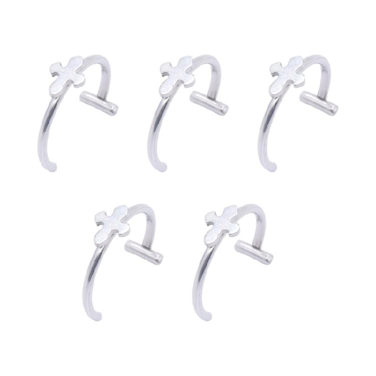 Magnetic Imitation Lip Rings Stainless Steel Body Jewelry Without Piercing Comfortable Wear for Dances Party Supplies