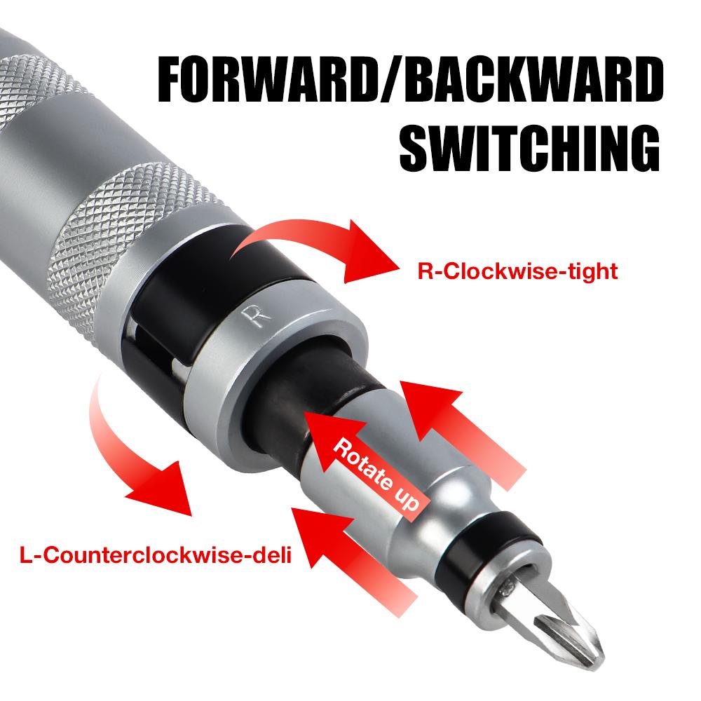 7/13 Pcs CR-V Manual Impact Screwdriver, Portable Reversible Impact Driver, Household Cordless Screwdriver Kit Hand Repair Tools