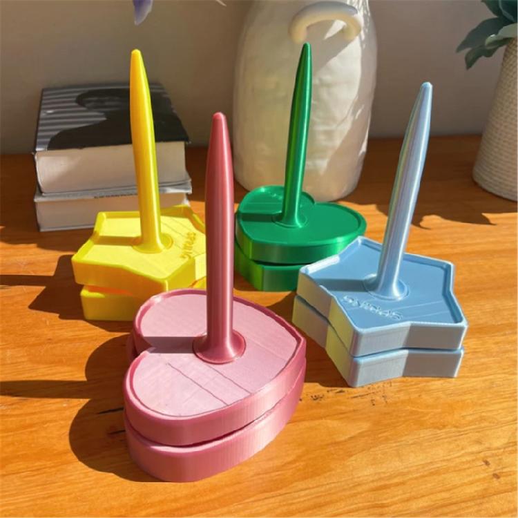 Yarn Spinners Yarn Holder Easy to Use Vertical Spins Stand Yarn Dispenser Knitting Supplies