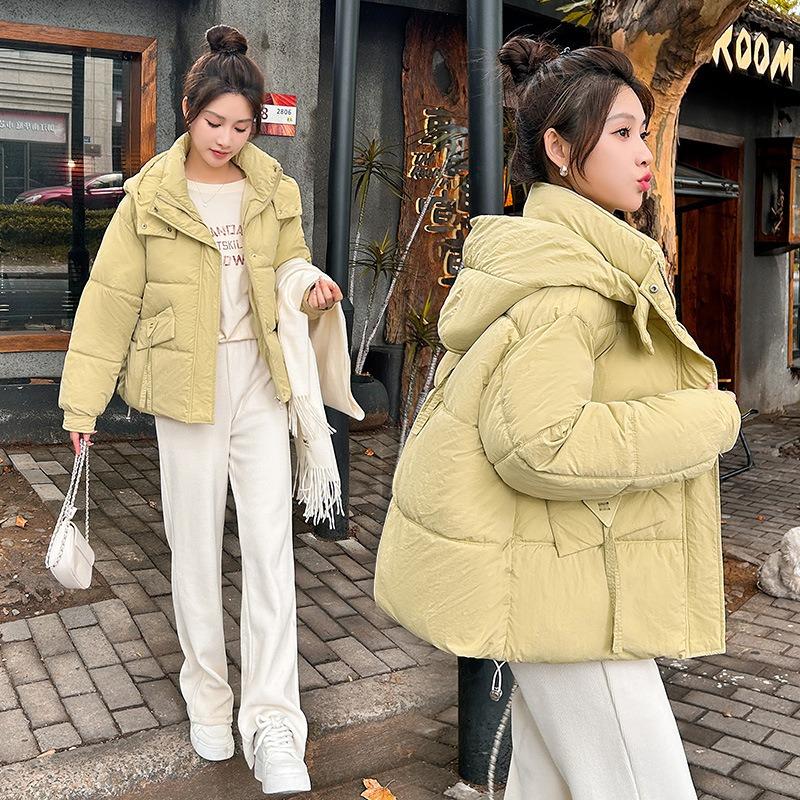 Short down cotton clothes women's winter new cotton clothes small fashion loose thickened warm bread clothes