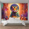 Wallpaper Modern Tiger Abstraction