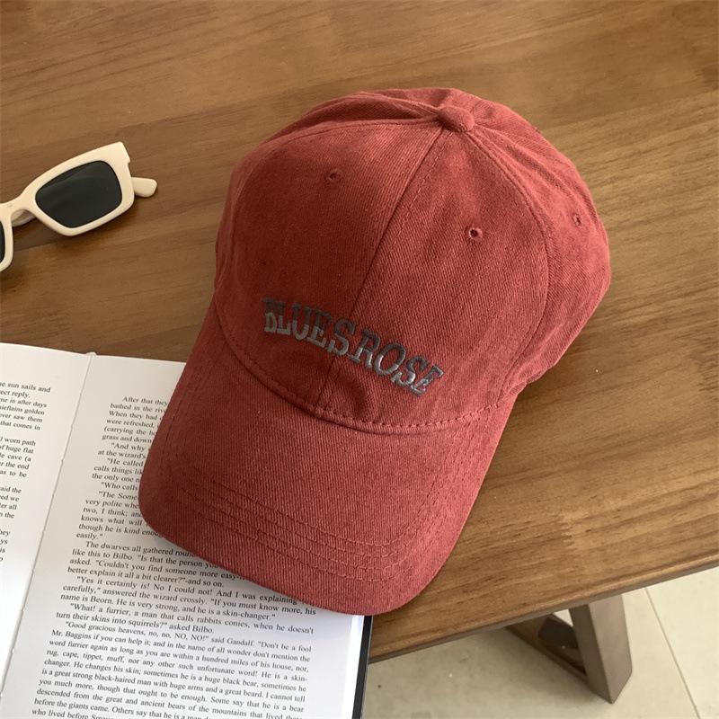 Hartschalen-Baseballkappe Damen Sommer Neu Breitkrempig Großer Kopfumfang Lässt Gesicht klein aussehen Schirmmütze Sonnenschirm Sonnenhut