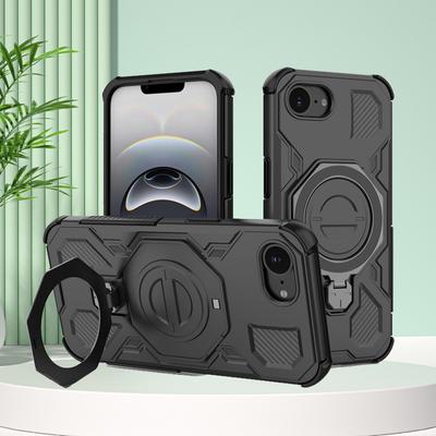 For iPhone 16e Case iPhone 16e Cover Holder Magnetic Wireless Charging Bumper Shield Protective Phone Cases For iPhone 16e Funda