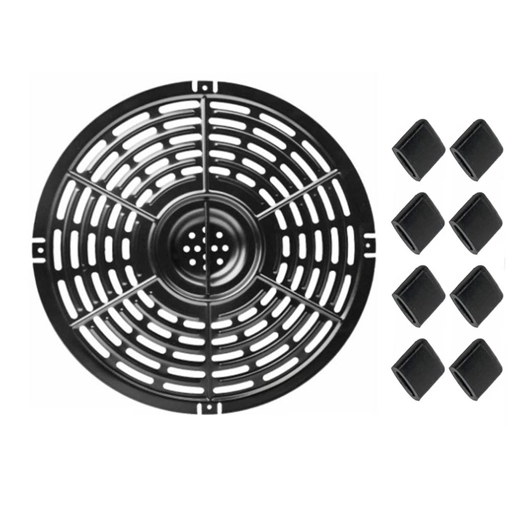 Air Fryer Replacement Tray Air Fryer Pan Air Fryer Grilling Plate Air Fryer Replacement Parts Metal Material for Cooking